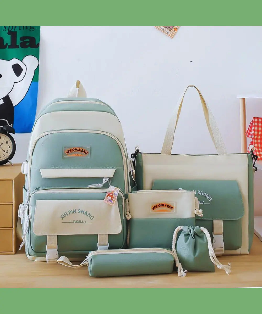 Cartable 5 Piece Pour Enfant Et Fille