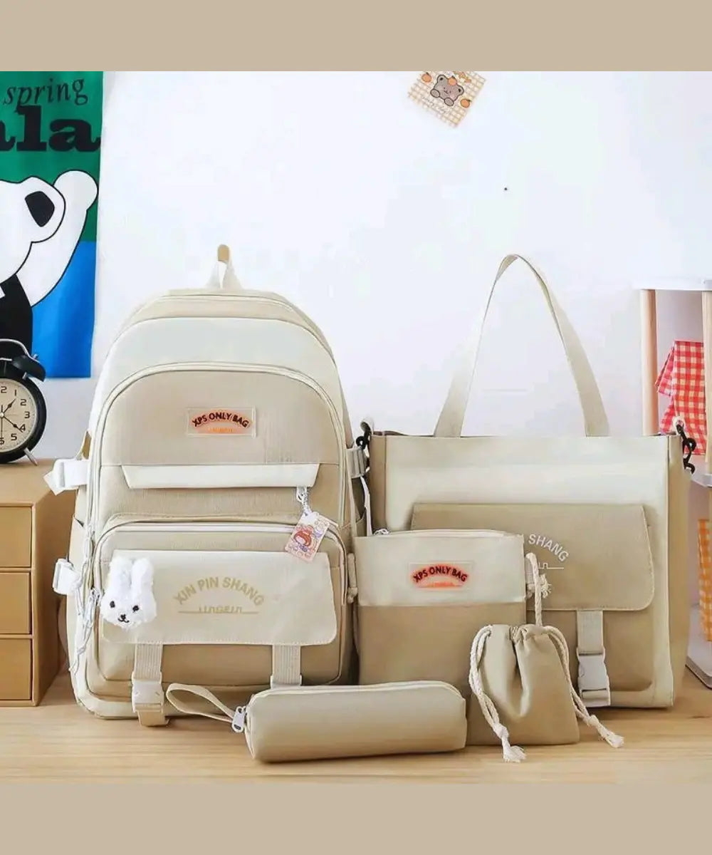 Cartable 5 Piece Pour Enfant Et Fille